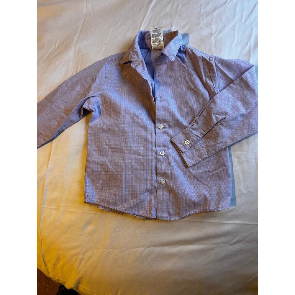 Boys Size 5 Lavendar Van Heusen Dress Shirt